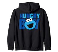 Sesame Street Cookie Monster Hungry Big Head Pose Classique Sweat à Capuche