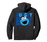 Sesame Street Cookie Monster Hungry Big Head Pose Classique Sweat à Capuche