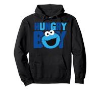 Sesame Street Cookie Monster Hungry Big Head Pose Classique Sweat à Capuche