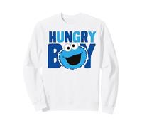 Sesame Street Cookie Monster Hungry Big Head Pose Classique Sweatshirt