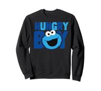 Sesame Street Cookie Monster Hungry Big Head Pose Classique Sweatshirt
