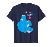 Sesame Street Cookie Monster Hungry Fun Love Cookies Classique T-Shirt