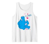 Sesame Street Cookie Monster Love Cookies Rétro Hungry Vibes Débardeur