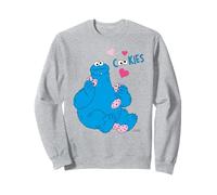 Sesame Street Cookie Monster Love Cookies Rétro Hungry Vibes Sweatshirt