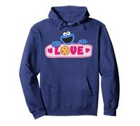 Sesame Street Cookie Monster Love Valentine Cœur Fun Rétro Sweat à Capuche