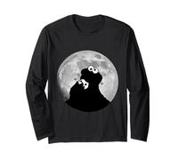 Sesame Street Cookie Monster Moon Sesame Street Manche Longue