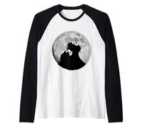 Sesame Street Cookie Monster Moon Sesame Street Manche Raglan