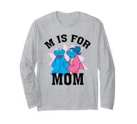 Sesame Street Cookie Monster Mother's Day M is for Mom Manche Longue