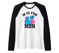 Sesame Street Cookie Monster Mother's Day M is for Mom Manche Raglan