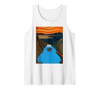 Sesame Street Cookie Monster Scream, Parodie de Munch, Classique, lol Débardeur