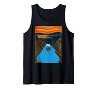 Sesame Street Cookie Monster Scream Parodie Munch Lol Classic Débardeur