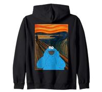 Sesame Street Cookie Monster Scream Parodie Munch Lol Classic Sweat à Capuche