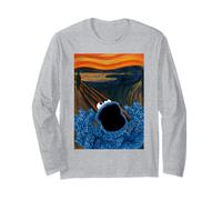 Sesame Street Cookie Monster Scream Parodie Peinture Classique Manche Longue