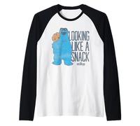 Sesame Street Cookie Monster Snack Glasses Manche Raglan