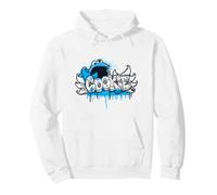Sesame Street Cookie Monster Spray Paint Graffiti Tag Sweat à Capuche