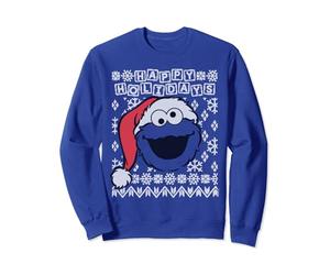 Sesame Street Cookie Monster Ugly Christmas Sweatshirt