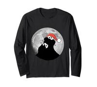 Sesame Street Cookie Monster Xmas Christmas Sesame Street Sesame Street Manche Longue