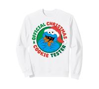 Sesame Street Cookie Monstre Noël Père Noël Classique Sweatshirt