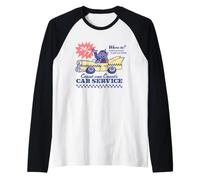 Sesame Street Count Von Count's Cab Service Manche Raglan