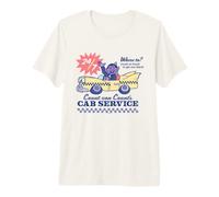 Sesame Street Count Von Count's Cab Service T-Shirt Haut de Gamme
