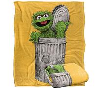 Sesame Street - Couverture Ultra Douce Silky Touch Peinte aux Oscars de, 152 x 127 cm, sous Licence Officielle