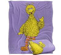 Sesame Street - Couverture Ultra Douce Silky Touch Peinte avec Gros Oiseaux de, sous Licence Officielle, 152 x 127 cm