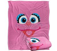 Sesame Street - Couverture Ultra Douce Silky Touch sous Licence Officielle Abby Face 152 x 127 cm