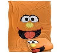 Sesame Street - Couverture Ultra Douce Silky Touch sous Licence Officielle Murray Face 152 x 127 cm