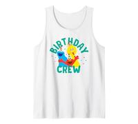 Sesame Street Elmo Big Bird Cookie Monster Birthday Crew Débardeur