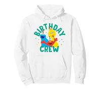 Sesame Street Elmo Big Bird Cookie Monster Birthday Crew Sweat à Capuche