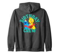 Sesame Street Elmo Big Bird Cookie Monster Birthday Crew Sweat à Capuche