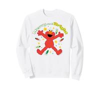 Sesame Street Elmo Christmas Cuddle Merry Retro Bright Sweatshirt