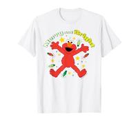 Sesame Street Elmo Christmas Cuddle Merry Retro Bright T-Shirt