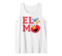 Sesame Street Elmo Cuddle Cute College Team Varsity Classic Débardeur