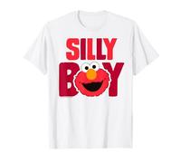 Sesame Street Elmo Cuddle Cute Sweet Face Silly Classic Boy T-Shirt