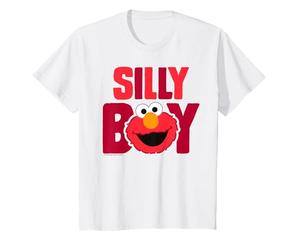Sesame Street Elmo Cuddle Cute Sweet Face Silly Classic Boy T-Shirt