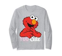 Sesame Street Elmo Cuddle Cute Sweet Friend BFF Classic XOXO Manche Longue