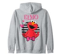 Sesame Street Elmo Happy Cuddle XOXO Cute Friends Cœur Love Sweat à Capuche