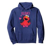 Sesame Street Elmo Happy Cuddle XOXO Cute Friends Love Heart Sweat à Capuche