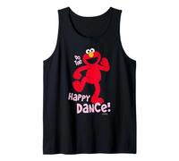 Sesame Street Elmo Happy Dance Retro Friends Dessin animé Débardeur