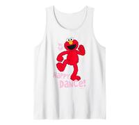 Sesame Street Elmo Happy Dance XOXO Cute Friends Cœur Love Débardeur
