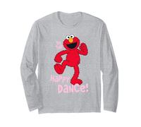 Sesame Street Elmo Happy Dance XOXO Cute Friends Cœur Love Manche Longue