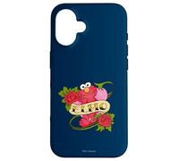 Sesame Street Elmo Hearts and Roses Tatouage Coque pour iPhone 16