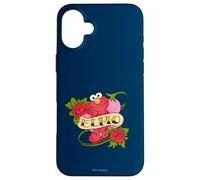 Sesame Street Elmo Hearts and Roses Tatouage Coque pour iPhone 16 Plus