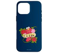 Sesame Street Elmo Hearts and Roses Tatouage Coque pour iPhone 16 Pro Max