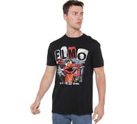 Sesame Street Elmo in Concert T-Shirt Unisexe, Noir, XXXXL