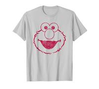 Sesame Street Elmo Mono T-Shirt, Homme, Argent, M