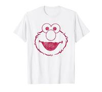 Sesame Street Elmo Mono T-Shirt, Homme, Blanc, 6XL