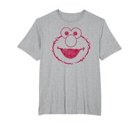 Sesame Street Elmo Mono T-Shirt, Homme Grandes Tailles, Gris Chiné, 5X Tall