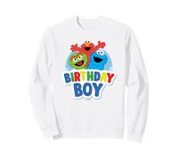 Sesame Street Elmo Oscar Cookie Monster Birthday Boy Sweatshirt